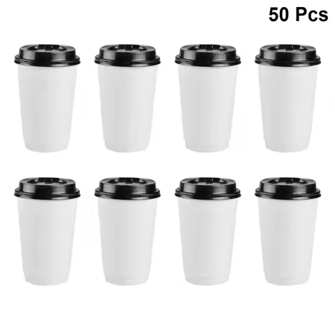 Vaso de papel para café + tapa